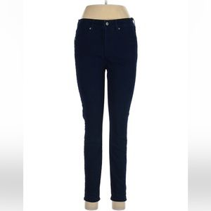 LOFT High waisted skinny jeans in dark blue - Size 29